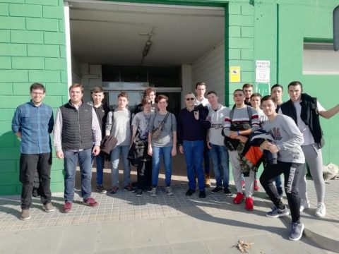 Visita dels alumnes d’Automatització i robòtica industrial de la Salle de Mollerussa