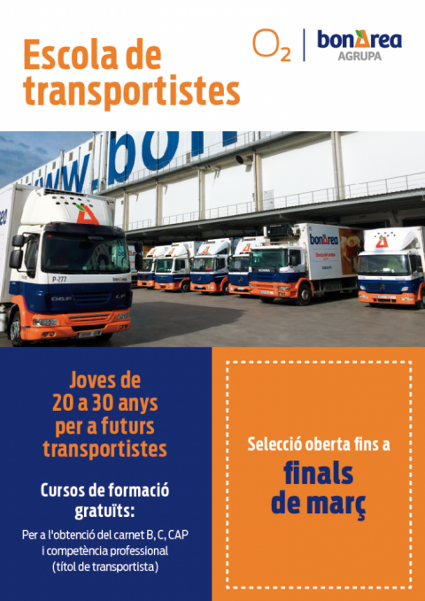 Nova promoció de l’Escola de transportistes bonÀrea