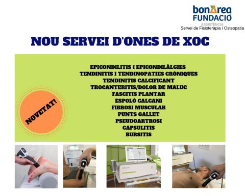 Nou Servei d’Ones de Xoc al Centre de Fisioteràpia i Osteopatia de bonÀrea Fundació Assistència