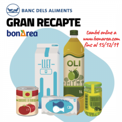 Col·labora amb el Banc d’Aliments, tu ho fas possible!