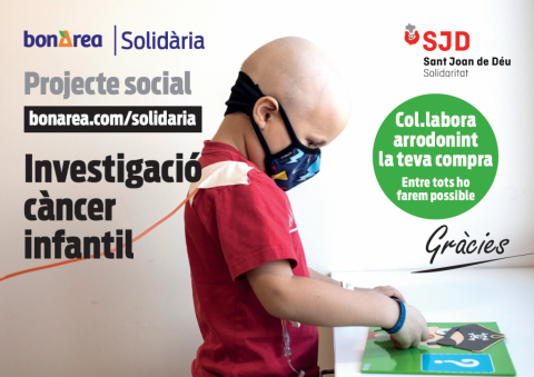 Nova campanya solidària a les botigues bonÀrea: Lluitem contra el càncer infantil