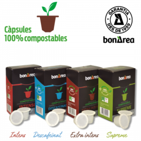 Noves càpsules de cafè bonÀrea, ara compostables!