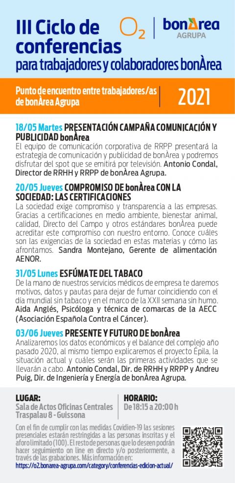 Valoració del 3r Cicle de Conferències