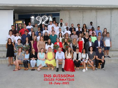 Acte d’entrega d’orles dels cicles formatius de l’INS Guissona (promoció 2019-2021)