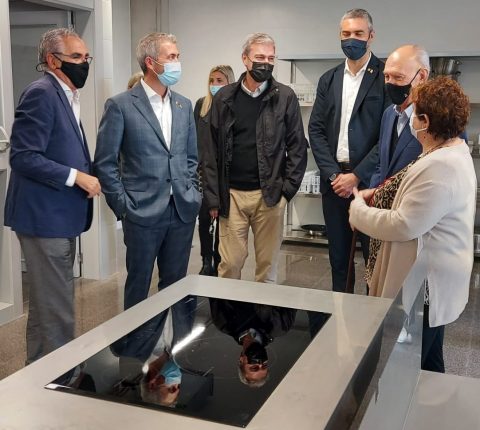 bonÀrea acompaña al Consejero de Educación en el acto de inauguración de ampliación del Instituto Guissona