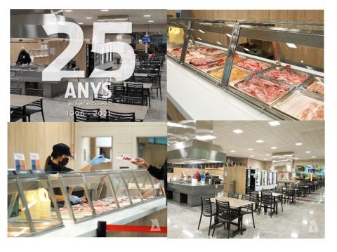 El restaurante-bufet del Àrea promocional en Guissona también está de aniversario