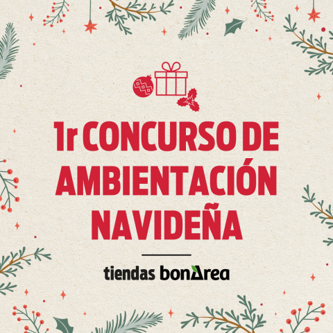 Llega el 1r Concurso de ambientación navideña de tiendas bonÀrea