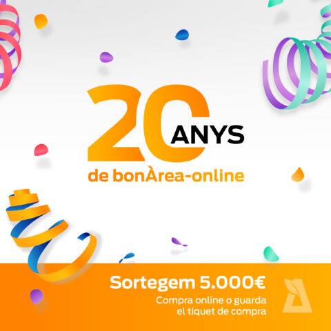 La tienda online bonÀrea celebra los 20 años