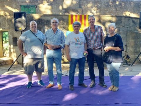 Reconocimiento a bonÀrea en la jornada de agradecimiento por la acogida de personas refugiadas de Ucrania en Guissona