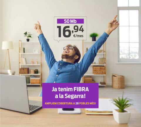 bonÀrea Telecom | ¡Hemos ampliado la cobertura de fibra óptica en la Segarra!