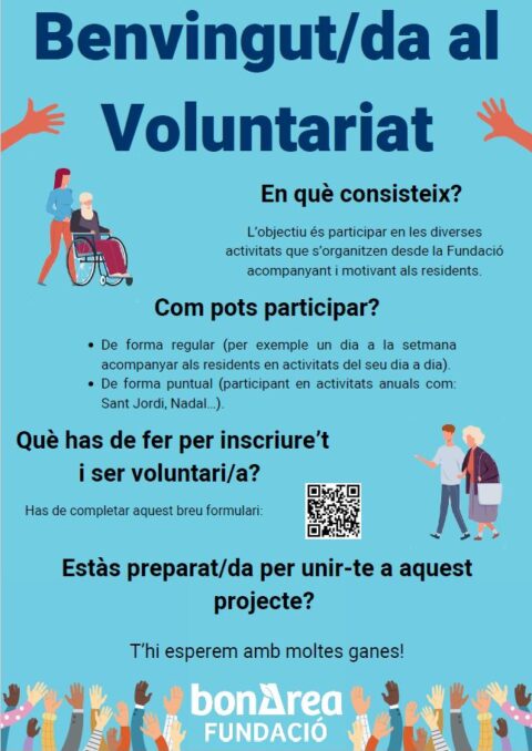 Benvinguts/des al nou voluntariat!