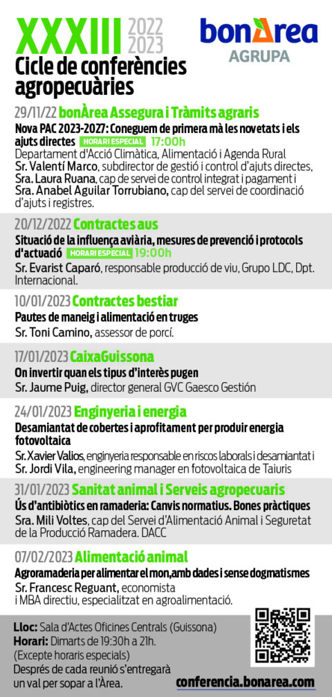 XXXIII Ciclo de conferencias agropecuarias