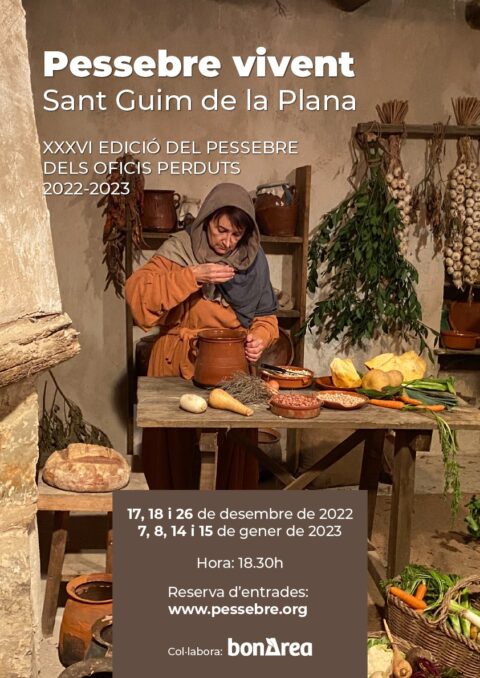 bonÀrea col·labora amb el pessebre vivent dels oficis de Sant Guim de la Plana