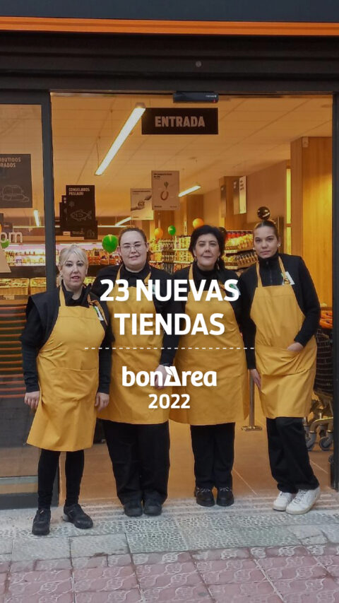 Terminamos el año 2022 con 562 tiendas bonÀrea