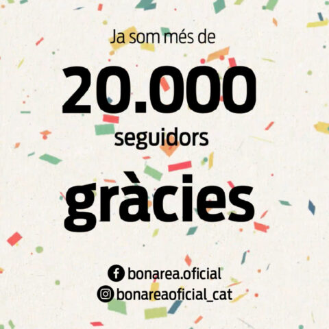 ¡Llegamos a los 20.000 seguidores en Instagram y Facebook!