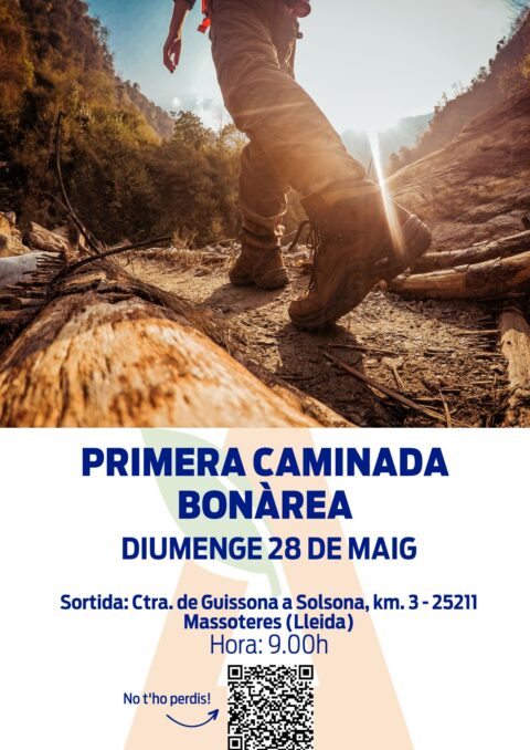 ¡Os recordamos que el próximo 28 de mayo realizaremos la caminata para trabajadores/as y familiares de bonÀrea! 👣