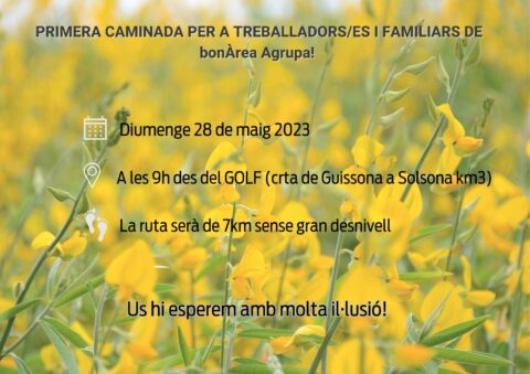 📢 Primera caminada per a treballadors/es i familiars de bonÀrea Agrupa! 👣