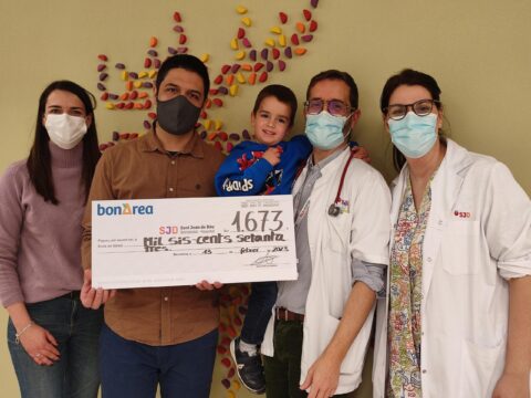 bonÀrea colabora con la Unidad de Hematología Pediátrica del Hospital Sant Joan de Déu