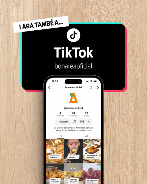 ¡Ya tenemos perfil de bonÀrea en TikTok!