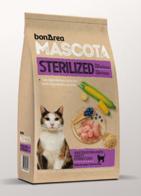 ¡Presentamos Sterilized! El nuevo alimento para gatos esterilizados, ahora disponible en bonÀrea. 😺