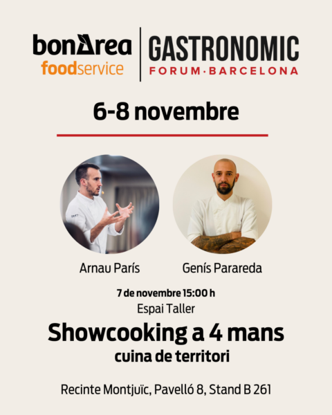 bonÀrea participa en el Gastronómico Fórum de Barcelona