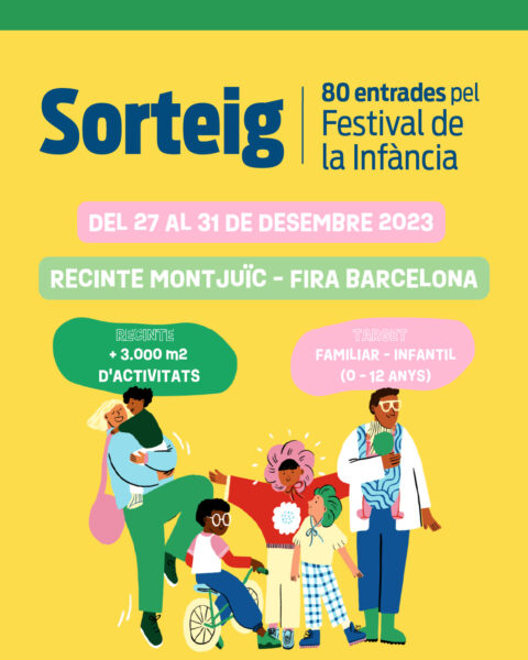 Sorteo de 80 entradas para el Festival de la Infancia de Barcelona